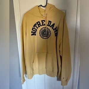 Champion Gold Notre Dame Hoodie